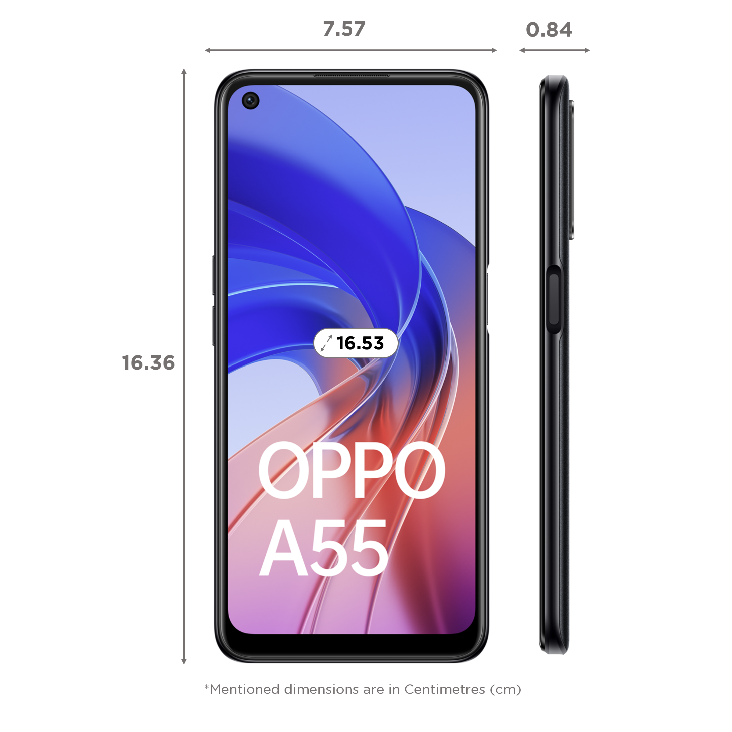 OPPO A55 5G 本体のみ 64GB 4GB RAM OPPO A55 Dual SIM 4GB RAM+64GB ROM (6.5 Inches) (4G